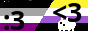 button with an acenby flag and a small baba creature from baba is you
