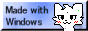 made with windows but the windows logo is covered by the boykisser